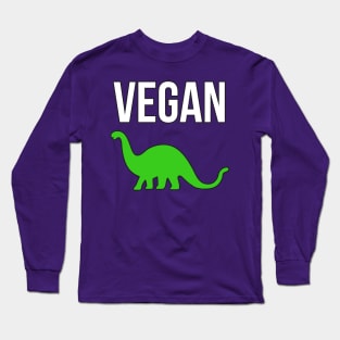 Vegan Dinosaur Long Sleeve T-Shirt